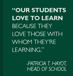 Our students love to learn because they love who they're learning with